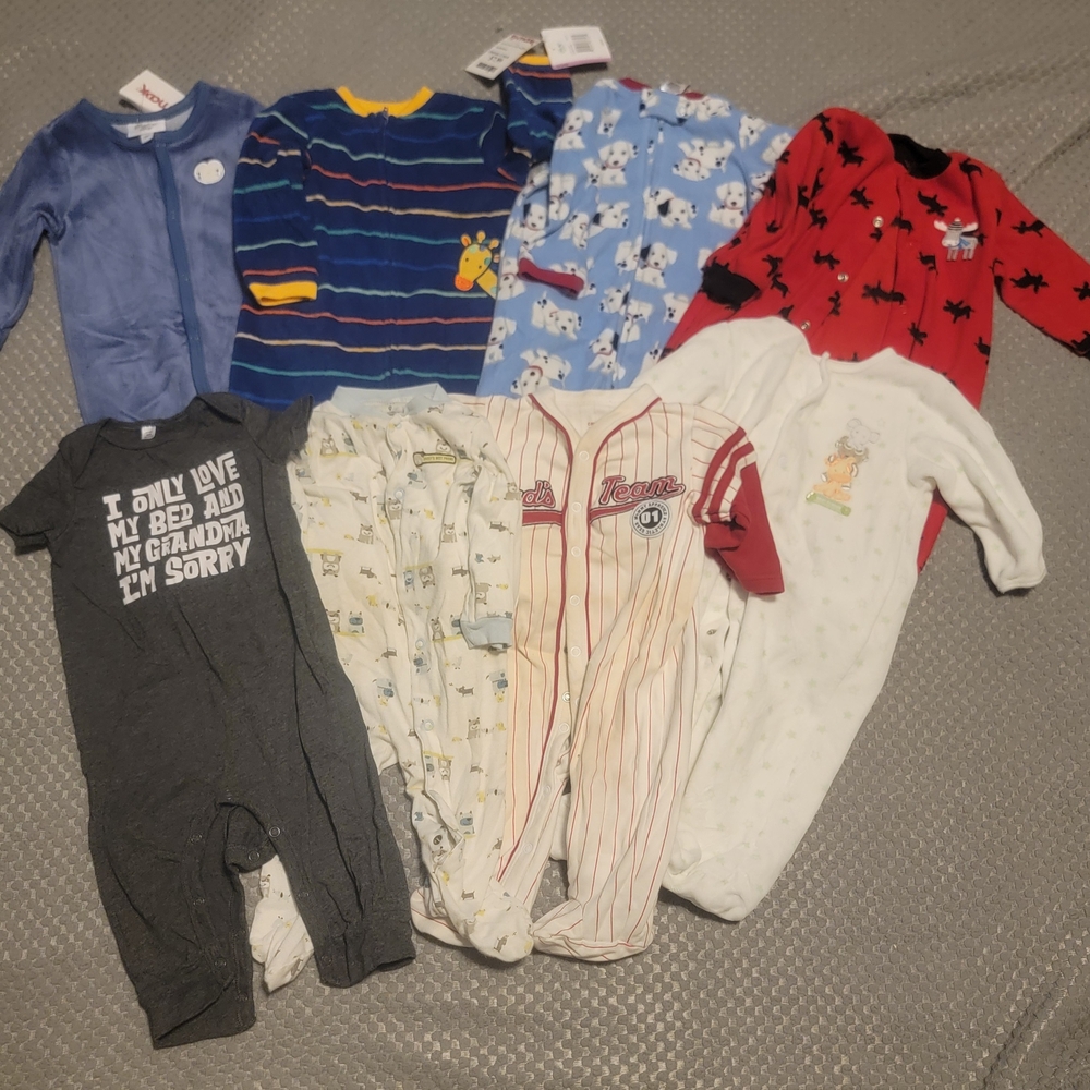 9M Assorted Baby Boy Pajamas